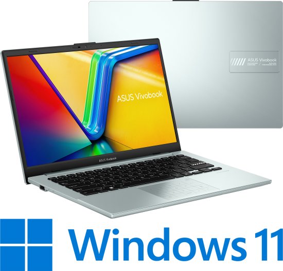 מחשב נייד Asus Vivobook Go 14 E1404GA-NK056W - צבע ירוק אפור