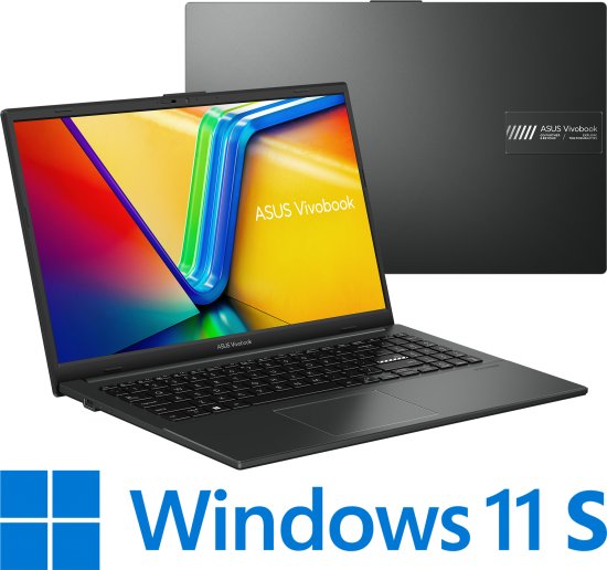 מחשב נייד Asus Vivobook Go 15 E1504GA-NJ092W - צבע Mixed Black
