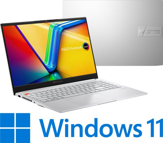 מחשב נייד Asus Vivobook Pro 15 OLED K6502VJ-MA076W - צבע Cool Silver