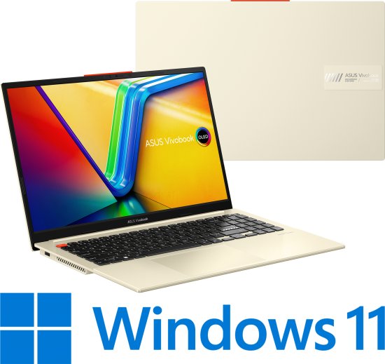 מחשב נייד Asus Vivobook S 15 OLED K5504VA-MA137W - צבע Cream White