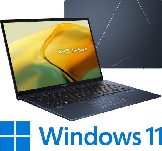 מחשב נייד Asus Zenbook 14 UX3402VA-KP144W - צבע Ponder Blue