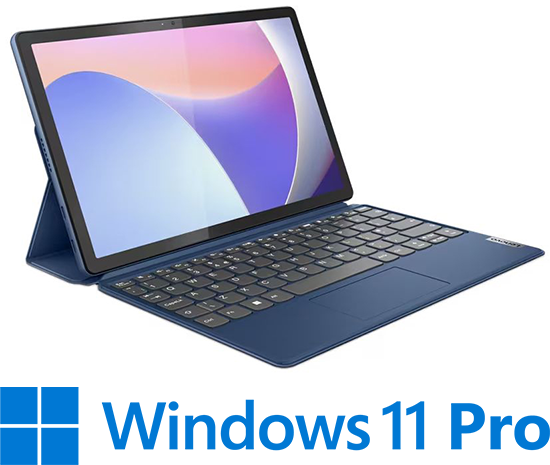 מחשב נייד Lenovo IdeaPad Duet 3-11IAN8 82XK002TIV - WiFi - צבע Abyss Blue - כולל עט