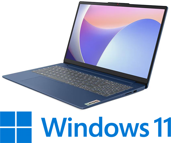 מחשב נייד Lenovo IdeaPad Slim 3-15IAH8 83ER003RIV - צבע Abyss Blue - שנה אחריות