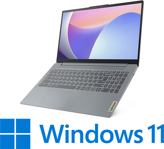 מחשב נייד Lenovo IdeaPad Slim 3-15IRU8 82X7005GIV - צבע Arctic Grey - שנה אחריות