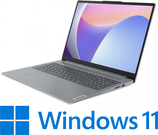 מחשב נייד Lenovo IdeaPad Slim 3-16IAH8 83ES000SIV - צבע Arctic Grey - שנה אחריות