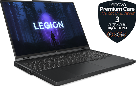 מחשב נייד Lenovo Legion Pro 5 16IRX8 82WK00G6IV - צבע Onyx Grey