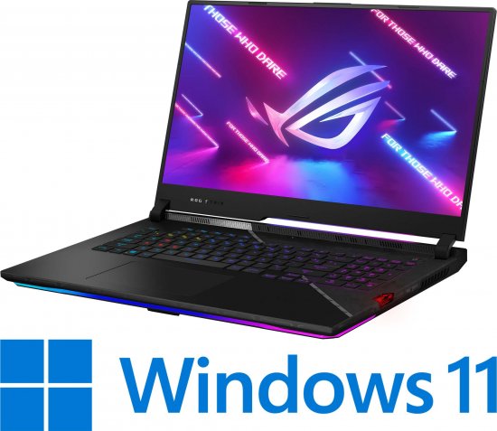 מחשב נייד לגיימרים Asus ROG Strix SCAR 17 G733ZX-LL083W - צבע Off Black