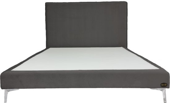 מיטת זוגית 160X190 ס''מ מבית Simmons דגם אוקספורד - צבע אפור