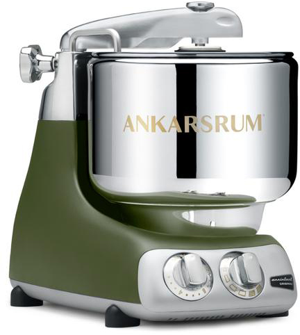 מיקסר מקצועי 7 ליטר 1500W דגם AKM 6230 מבית Ankarsrum - צבע Olive Green