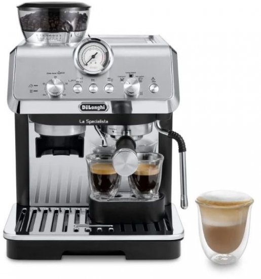 מכונת קפה אספרסו Delonghi Specialista Arte EC9155.MB - צבע שחור ונירוסטה