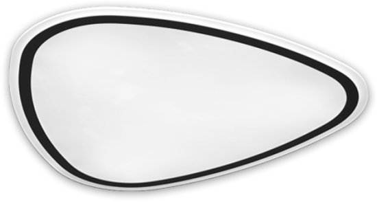 מנורה צמודת תקרה קוטר 75 ס''מ Lumitec Dolce IP20 70W - צבע גוף לבן גוון אור 4000K