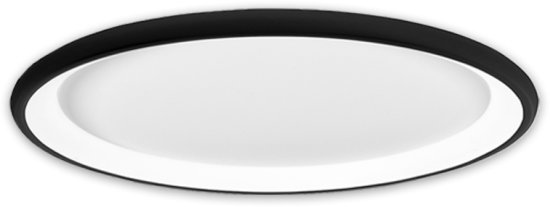 מנורה צמודת תקרה קוטר 81 ס''מ Lumitec Fendi IP20 96W - צבע גוף שחור גוון אור 4000K