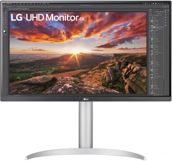 מסך מחשב LG 27UP85NP-W UHD 4K IPS 27'' VESA DisplayHDR 400 FreeSync