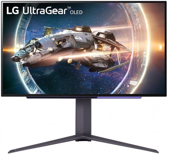 מסך מחשב גיימינג ''LG UltraGear 27GR95QE-B QHD OLED G-Sync 240hz 27 - שחור