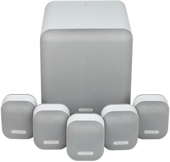 מערכת רמקולים לקולנוע ביתי 5.1 ערוצים MONITOR AUDIO MASS - צבע לבן