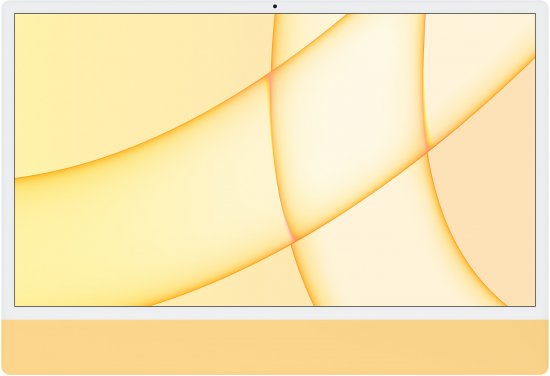 מציאון ועודפים - מחשב Apple iMac 24 Inch M1 Chip 8-Core CPU 8-Core GPU 2TB Storage 16GB RAM עם תושבת VESA מובנית - צבע צהוב