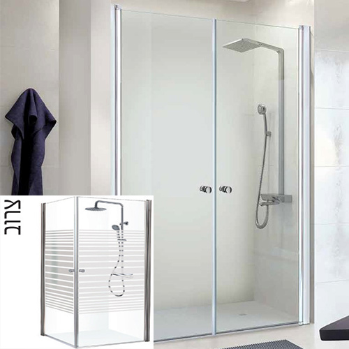 מקלחון חזית 135-140 ס''מ דגם יונתן - טקסטורה צרוב