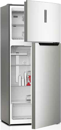 מקרר 2 דלתות מקפיא עליון 571 ליטר Amcor AM571S - צבע נירוסטה