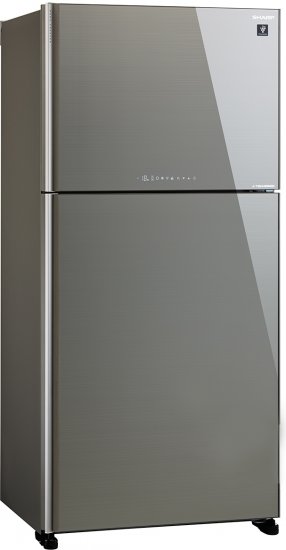 מקרר 2 דלתות מקפיא עליון 600 ליטר אינוורטר Sharp SJ-4360 - צבע נירוסטה