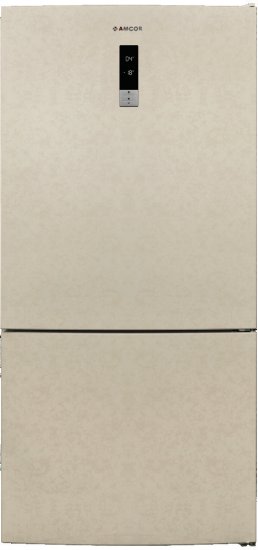 מקרר 2 דלתות מקפיא תחתון 571 ליטר Amcor VB650BG No Frost - צבע בז'