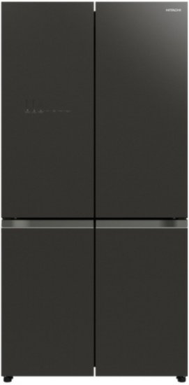 מקרר 4 דלתות מקפיא תחתון 713 ליטר אינוורטר Hitachi R-WB700VRS2 - צבע  זכוכית גרפיט