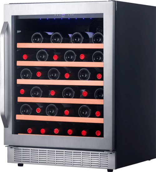 מקרר יין בנוי לאחסון 45 בקבוקים Landers LA146WS נירוסטה