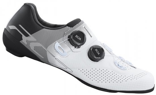 נעלי רכיבת כביש Shimano RC7 (RC-702) - צבע לבן מידה 46