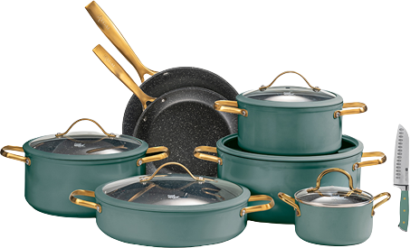 סט 13 חלקים Food Appeal Regal - צבע ירוק