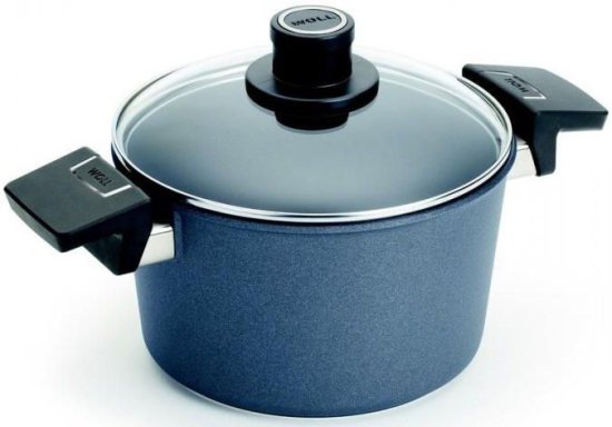 סיר עם ידיות מיציקה פולימרית 28 ס''מ 7.5 ליטר Woll DiamondLite