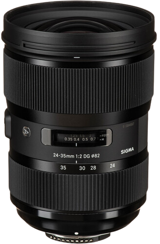 עדשת SIGMA 24-35mm F2 DG HSM למצלמות Nikon F-mount
