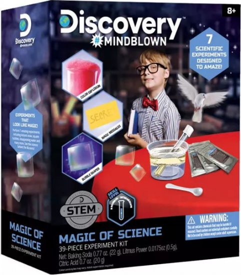ערכת כימיה: קסם המדע Discovery Mindblown - Magic of Science - כולל 39 חלקים