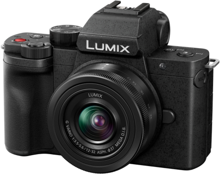 קיט מצלמה דיגיטלית ללא מראה Panasonic Mirrorless MFT DC-G100K + עדשת Lumix G Vario 12-32mm F3.5-5.6 + חצובה VLOG DMW-SHGR1