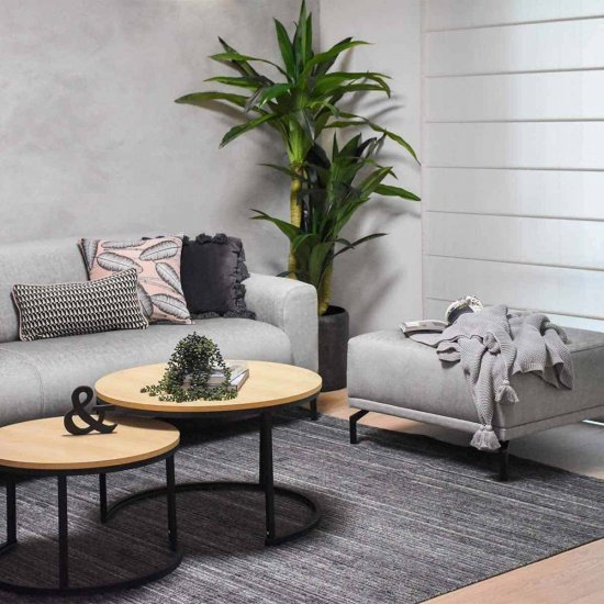 שטיח טוסקנה 04 אפור כהה 160*230 ס"מ - L