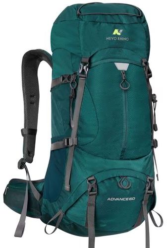 תיק גב מוצ'ילה לטיולים 60 ליטר דגם The Entrepreneur Pro מבית Camel Mountain - צבע ירוק כהה