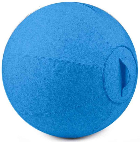 כדור ישיבה PVC ארגונומי ליוגה ופילאטיס 2.3 ק''ג - צבע כחול