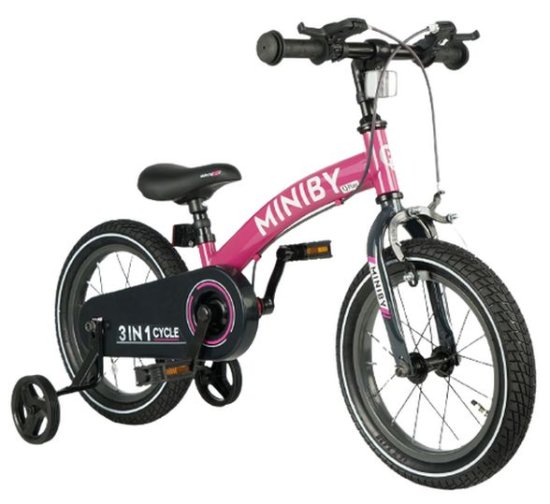 אופני איזון Qplay MINIBY - ורוד
