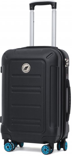 מזוודת טרולי קשיחה בגודל 20 אינץ' דגם Miracle מבית Camel Mountain – צבע שחור