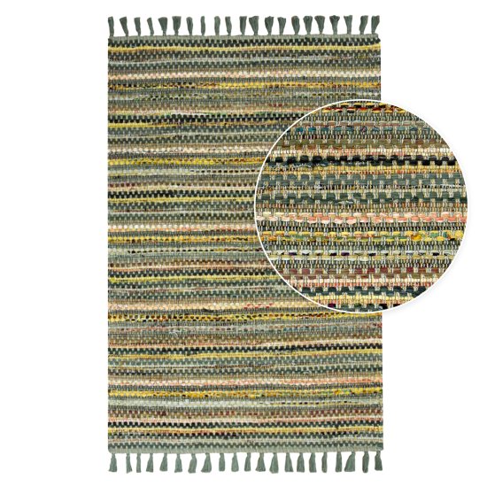 שטיח נוק 02 טורקיז/צבעוני NUK 120*170 ס"מ – S