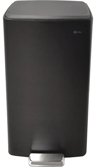 פח אשפה דוושה 40 ליטר Mira דגם MB40LP - צבע שחור