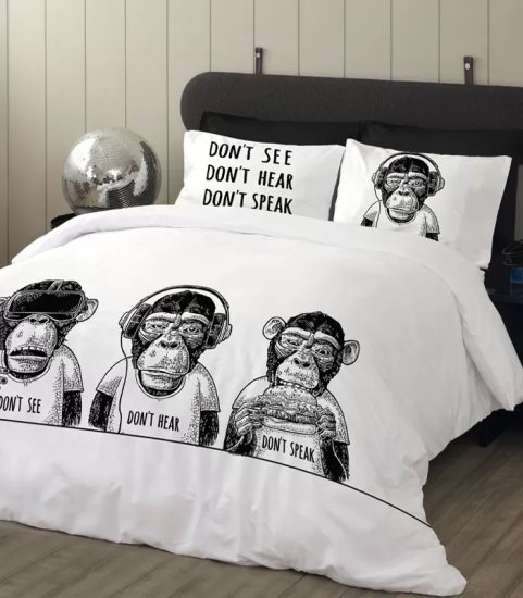 סט מצעים למיטה זוגית מיקרופייבר 180X200 ס"מ קופים מבית Homestyle