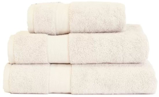 2 מגבות רחצה ענקיות איכותיות 90X140 ס"מ דגם במבוק מבית Homestyle – צבע קרם