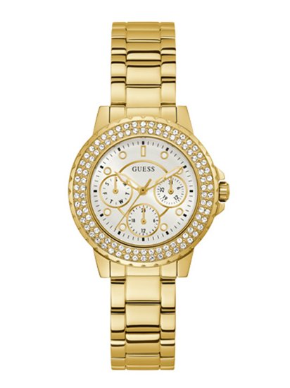 שעון יד GUESS לאישה מקולקציית CROWN JEWEL דגם GW0410L2 – יבואן רשמי