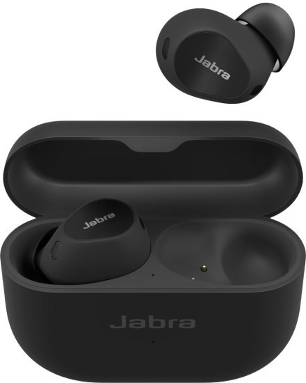 אוזניות Bluetooth אלחוטיות Jabra Elite 10 True Wireless ANC - צבע שחור מבריק
