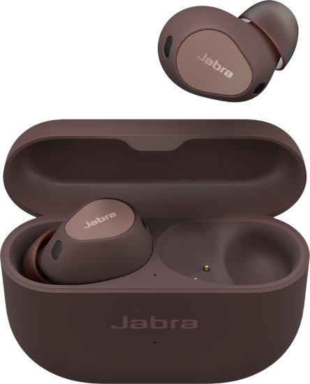 אוזניות Bluetooth אלחוטיות Jabra Elite 10 True Wireless ANC - צבע קקאו