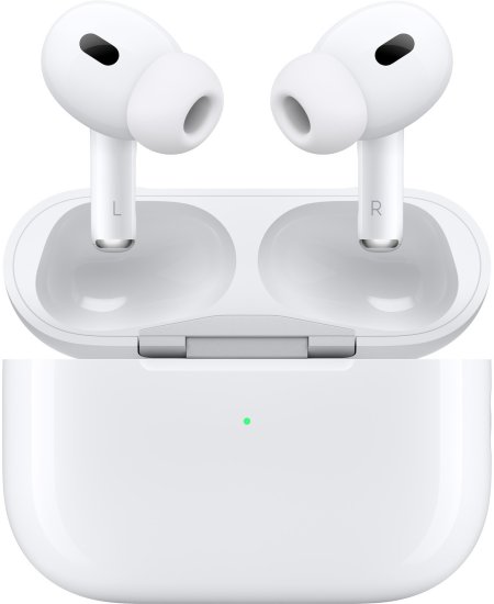אוזניות אלחוטיות Apple AirPods Pro 2 (2nd Generation) - כולל מארז עם טעינה אלחוטית MagSafe וחיבור USB-C - מכירה מוקדמת - אספקה החל מתאריך 15.10.2023