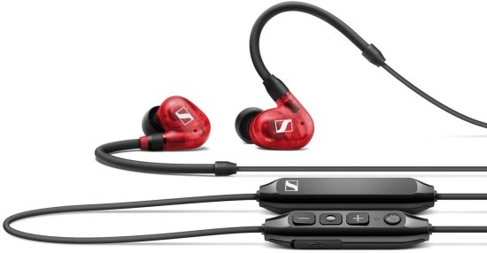 אוזניות תוך אוזן אלחוטיות Sennheiser IE 100 Pro Wireless - צבע אדום