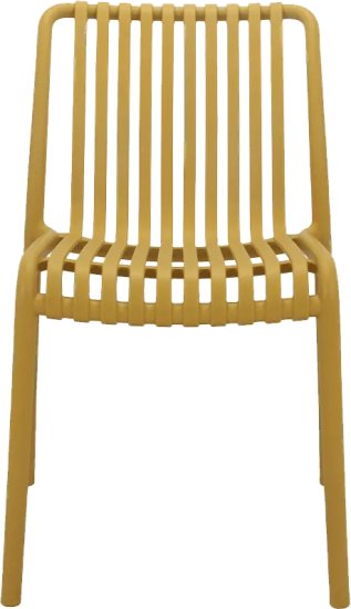 כיסא לגינה ולבית Mira דגם PP-776 - צבע צהוב