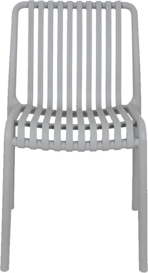 כיסא לגינה ולבית Mira דגם PP-776 - צבע אפור בהיר