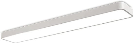 מנורה מלבנית צמודת תקרה מוגנת מים Braytron BLADE IP20 50W - צבע גוף לבן גוון אור מתכוונן 3000K-6500K CCT