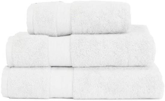 2 מגבות רחצה ענקיות איכותיות 90X140 ס"מ דגם במבוק מבית Homestyle – צבע לבן